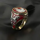 Кольцо с императором римлянином, мужское ювелирное изделие с гравировкой, аксессуары для пальцев, коктейльное, свадебное кольцо