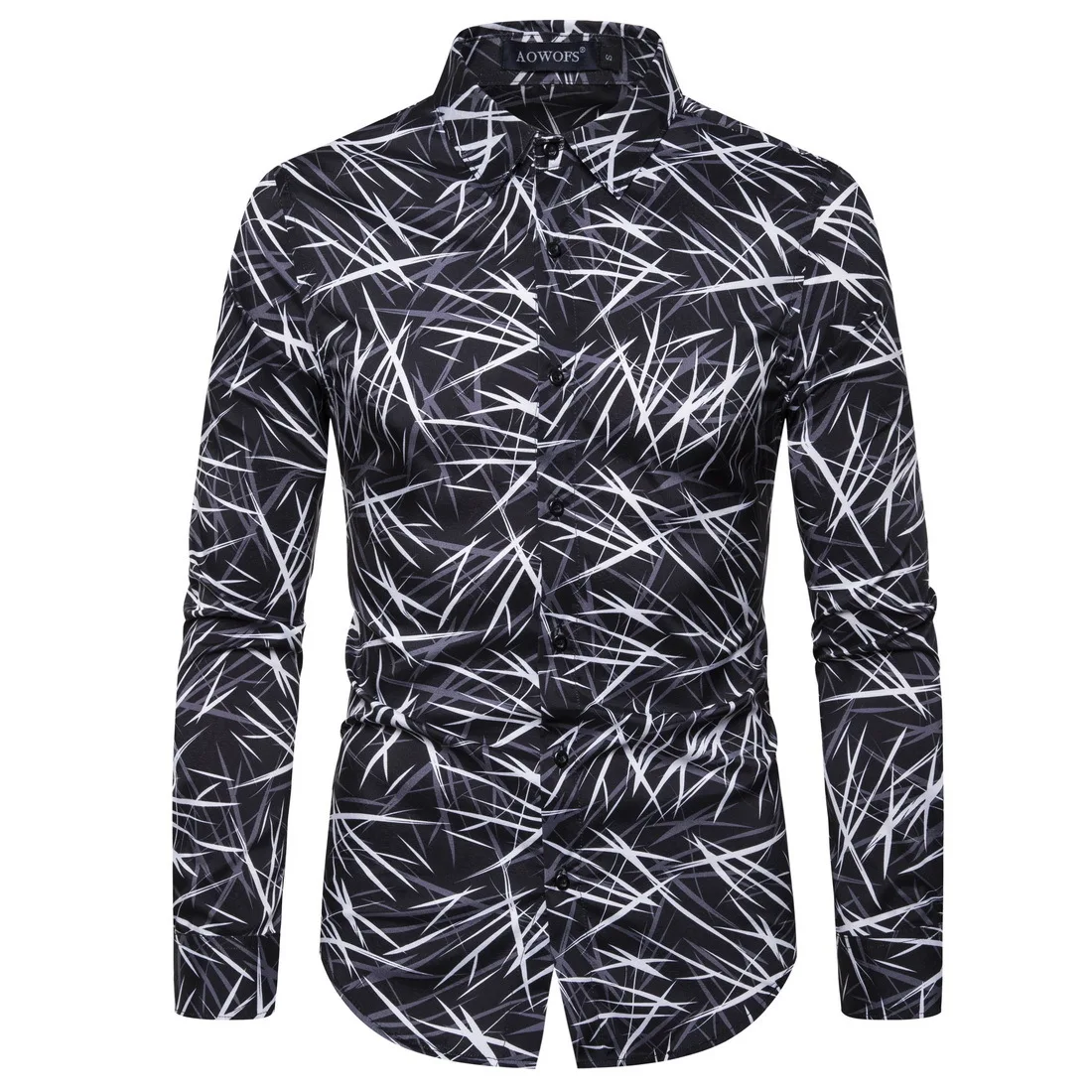 

Европейские размеры 2xl полосатые мужские шелковые рубашки с длинным рукавом хорошего качества из хлопка camisas hombre manga larga