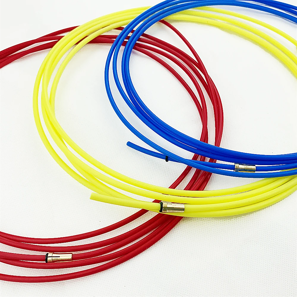 MIG MAG Welding Torch PTFE Liner 0.6-0.8/0.8-1.0/1.2-1.6 Wire Euro Central Quick Connector Kit 3M 4M 5M Red Yellow Blue | Инструменты