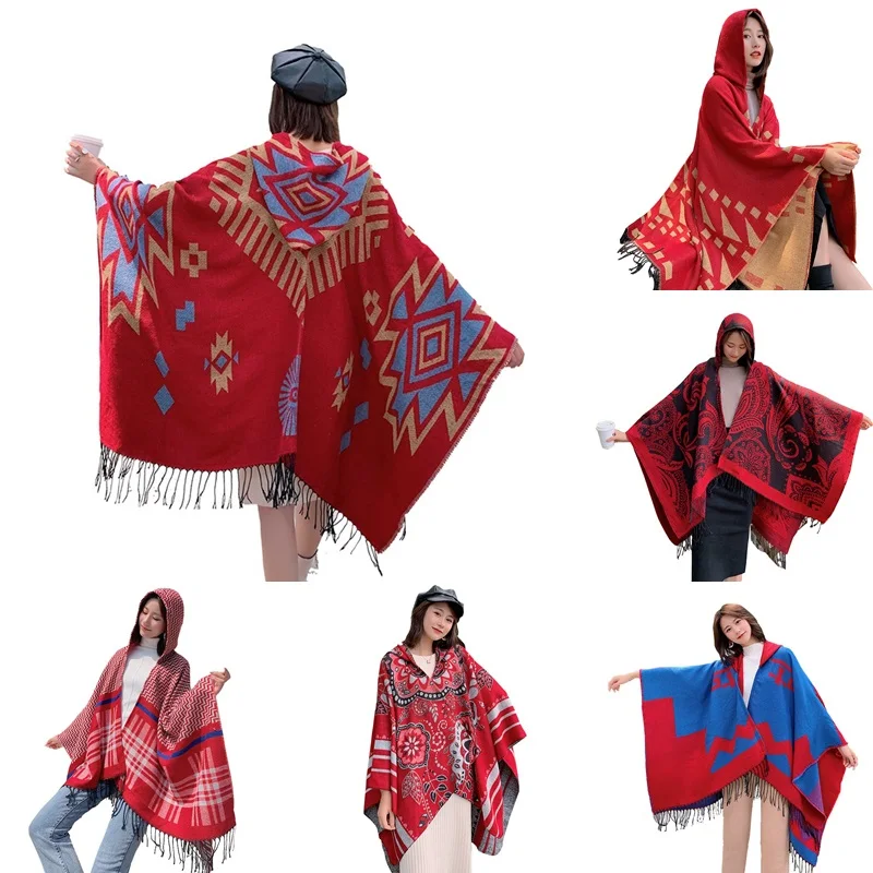 Женское одеяло 2021 пальто из искусственной кашемира зимняя женская накидка