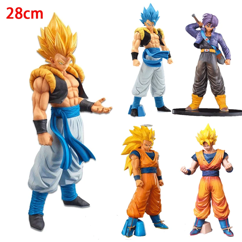 28 см Dragon Ball Z Gogeta фигурка героя из мультфильма Жемчуг дракона Супер Saiyan Goku Вегета