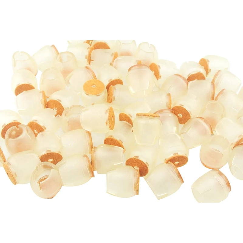 Прозрачные силиконовые колпачки для ножек стола стула защитные пола с