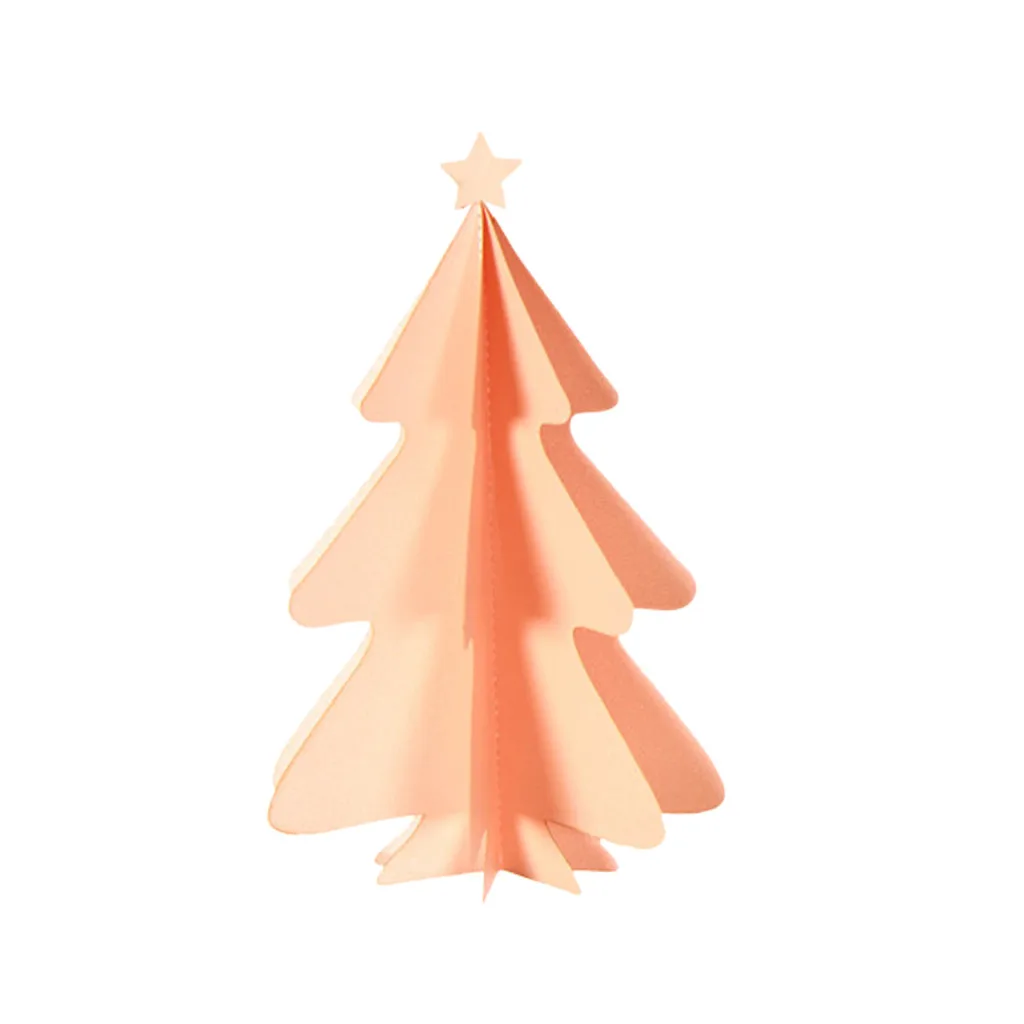 DIY Натуральное деревянное мини настольное Рождественское дерево сосновое