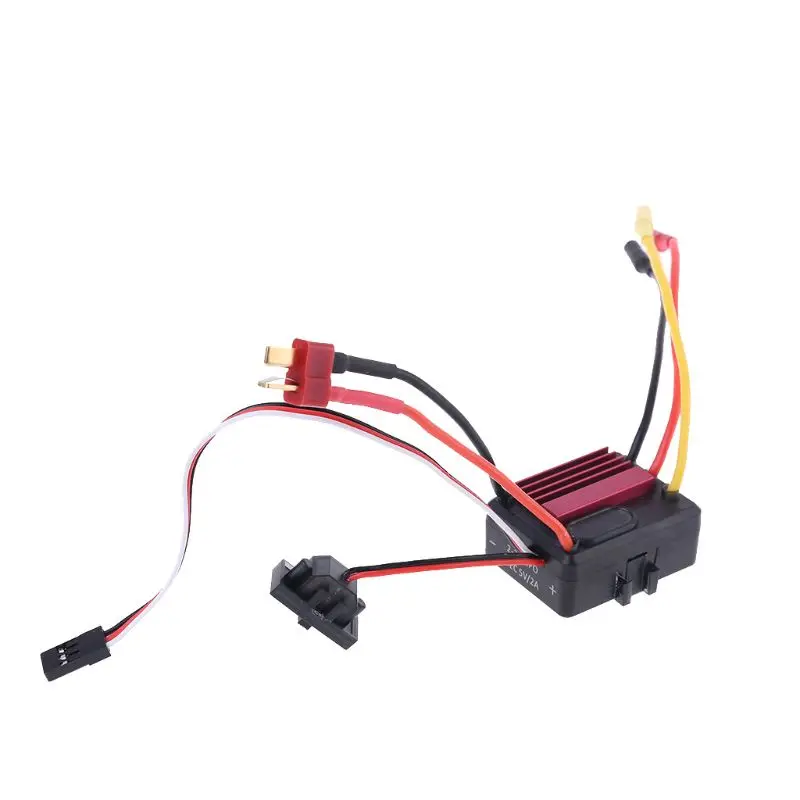35A бесщеточный двигатель ESC водонепроницаемый 2 3S Lipo программируемый для 1/14 1/16 RC