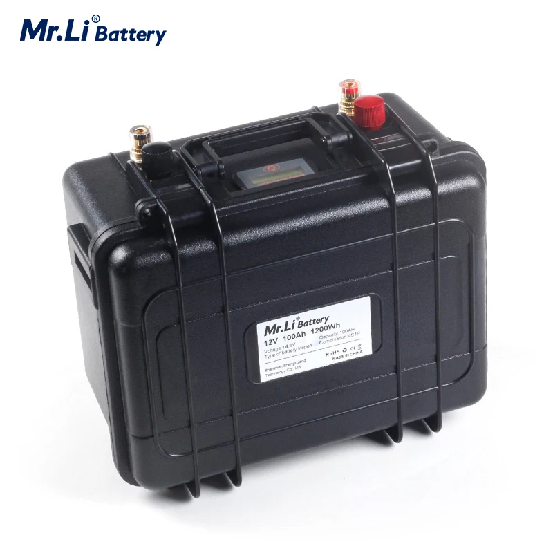 MR, Li 12V 100Ah литиевая батарея аккумуляторная батарея большой емкости аккумулятор солнечной энергии stroage