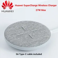 Original Huawei Wireless Charger Max 27W Super Charge Qi Wireless Charger CP61 For iPhone 11 Samsung S10 S20 Huawei P30 Pro Mate