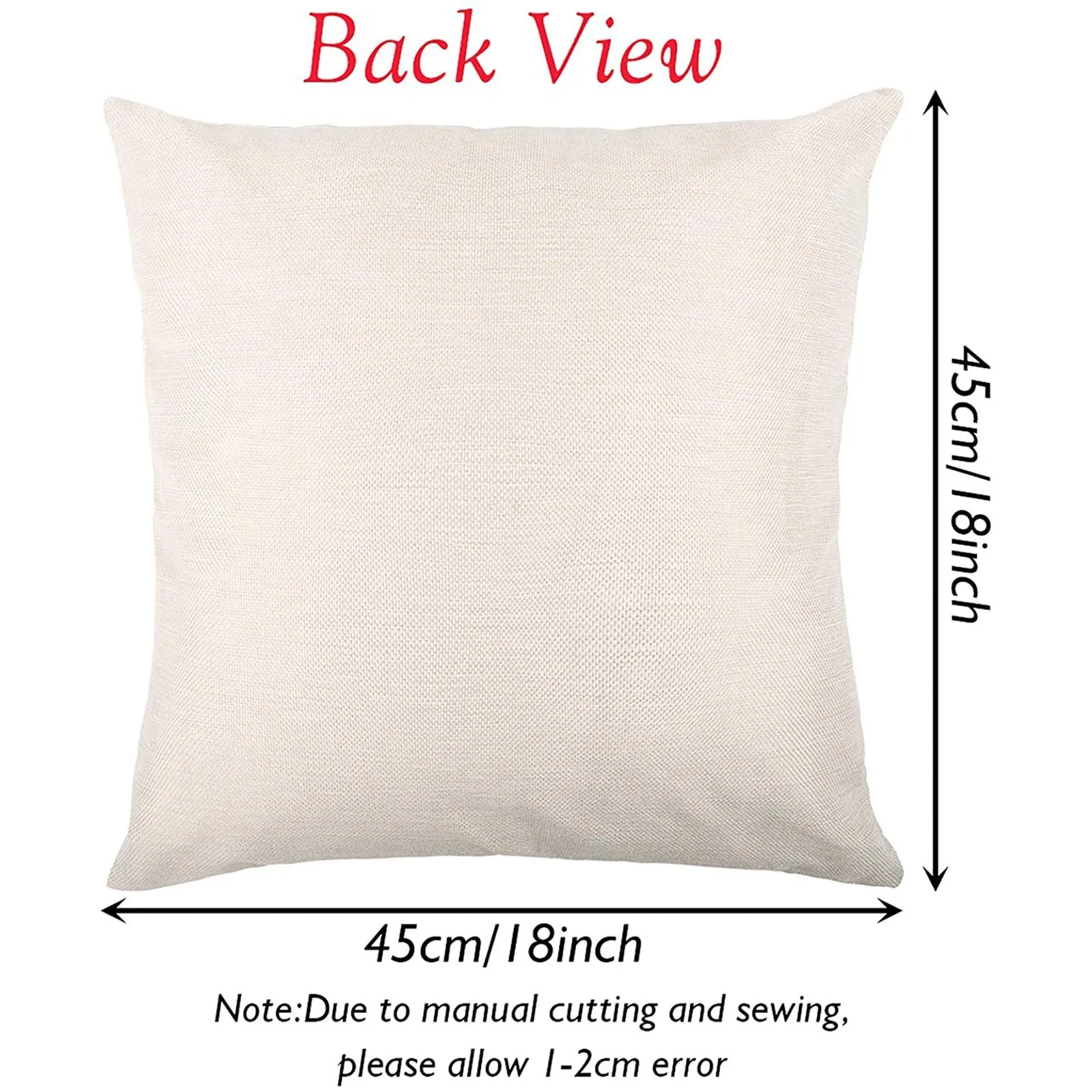 

4PC Valentine's Day Pillowcase 18x18 Inch Pillow Covers Decorative Pillow Case Cotton Linen Cushion Case Valentine Gift J60