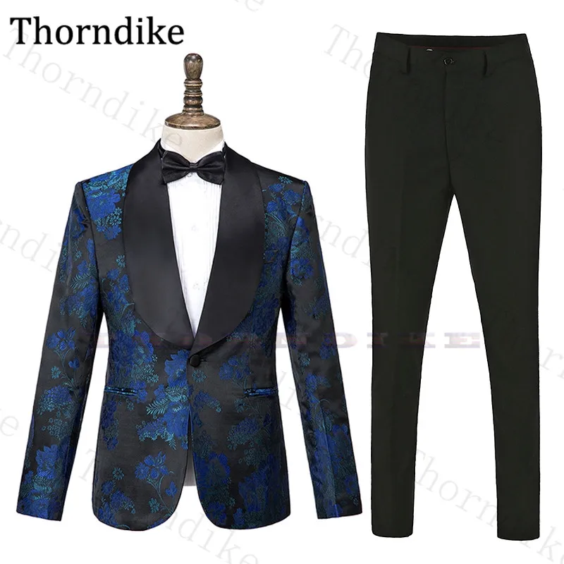 Свадебный костюм на заказ Thorndike блейзер приталенный для пляжа курения мужские