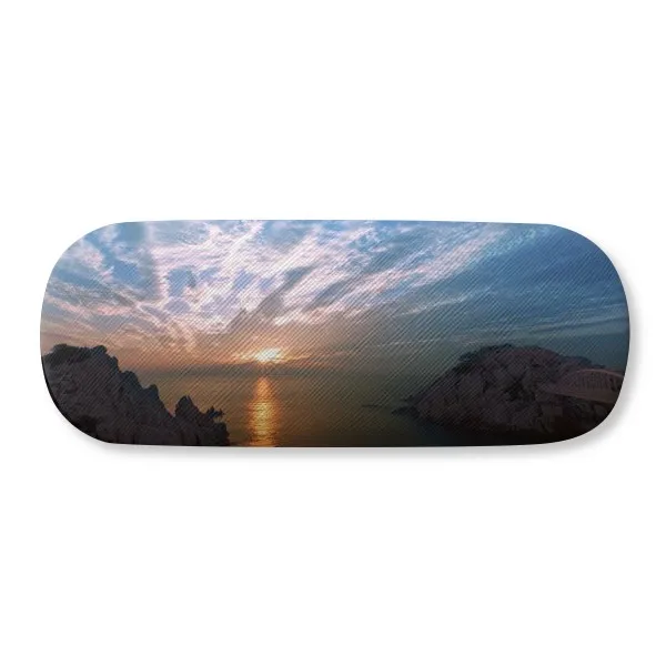 

Чехол для очков с изображением природного пейзажа озера и гор