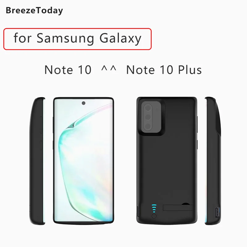 Чехол с зарядным устройством для Note 10 6000 мАч чехол банк питания полная защита Samsung