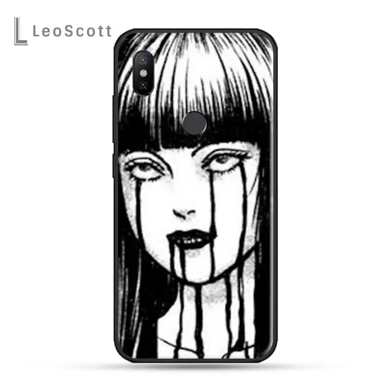 

Junji Ito Tees Horror Phone Case For xiaomi Redmi 5 5A plus 7A 8 note 2 3 4 5 5A 6 7 GO K20 A2