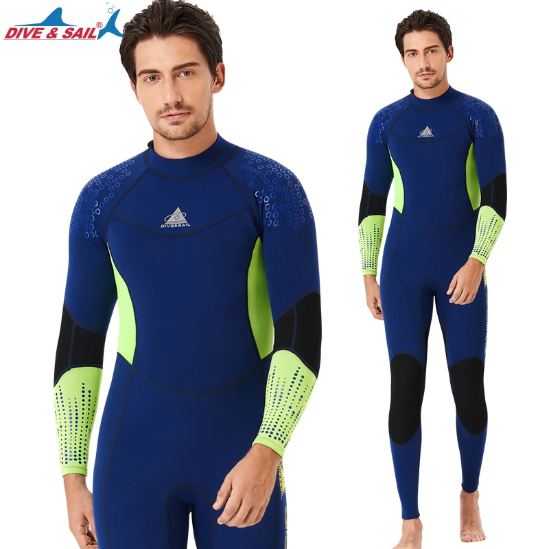 Гидрокостюм для мужчин и женщин цельный неопреновый гидрокостюм с длинным