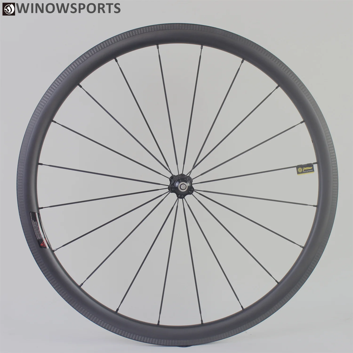 Winowsports Углеродные колеса для шоссейного велосипеда с высокой жесткостью novatec 271/372