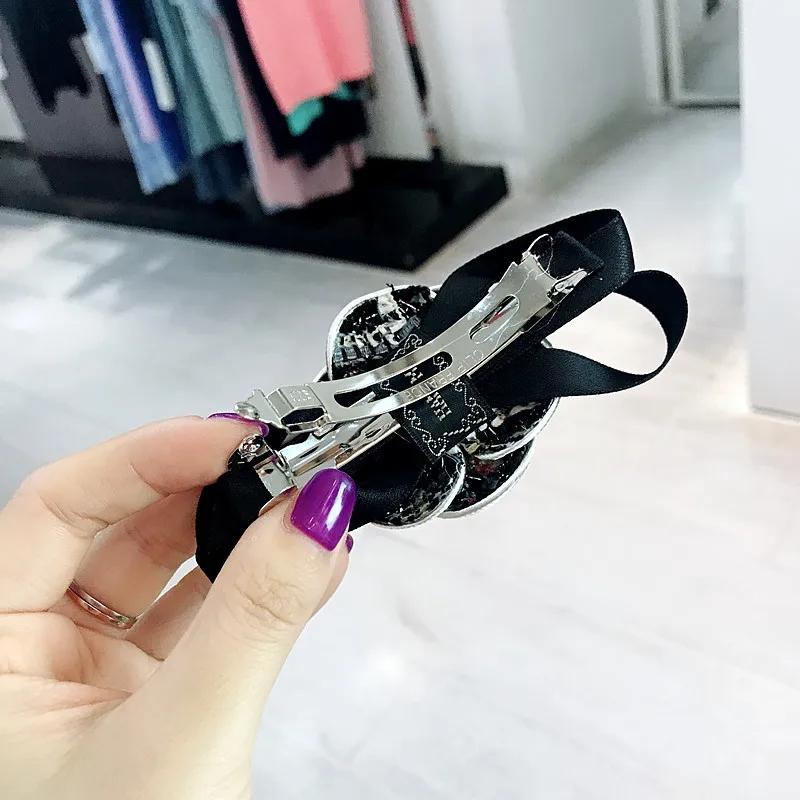 Женские заколки для волос в Корейском стиле простая цветочная ткань