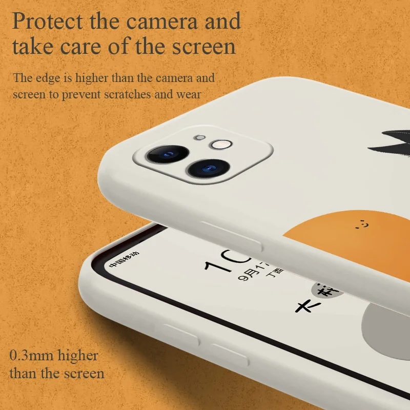 Loyal Cat Phone Case For iPhone 12 13 Pro Max 11 X XS  XR XSMAX SE2020 8 8Plus 7 7Plus 6 6S Plus Liquid Silicone Cover