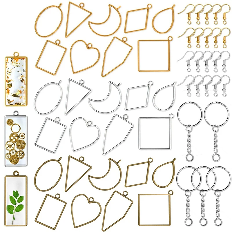 

Resin Open Border, with Key Chain and Earrings Hook, Used for Jewelry Making Resin Necklace Necklace Necklace DIY