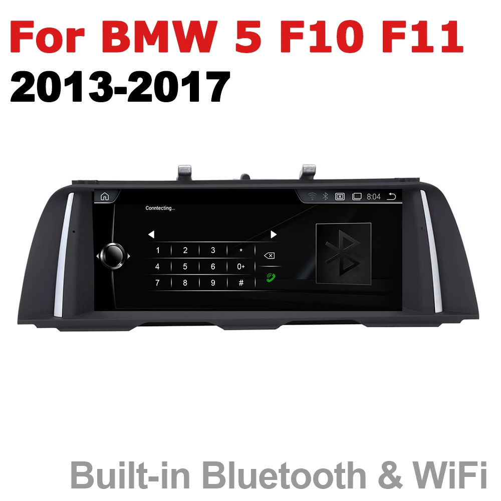 Android 7 0 Автомобильный мультимедийный плеер для BMW 5 серии F10 F11 2013 ~ 2017 NBT WiFi GPS Navi