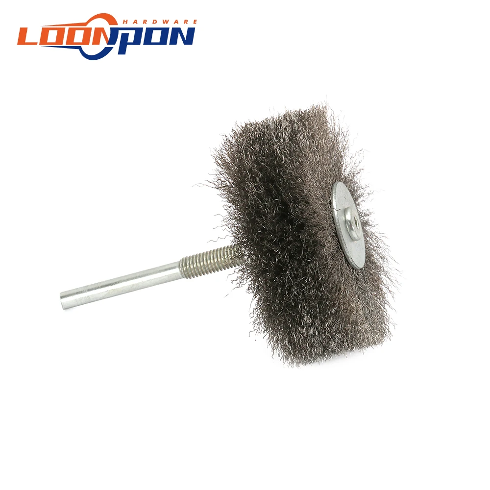 2 шт. абразивная щетка из нержавеющей стали для полировки и шлифовки металла 6 мм