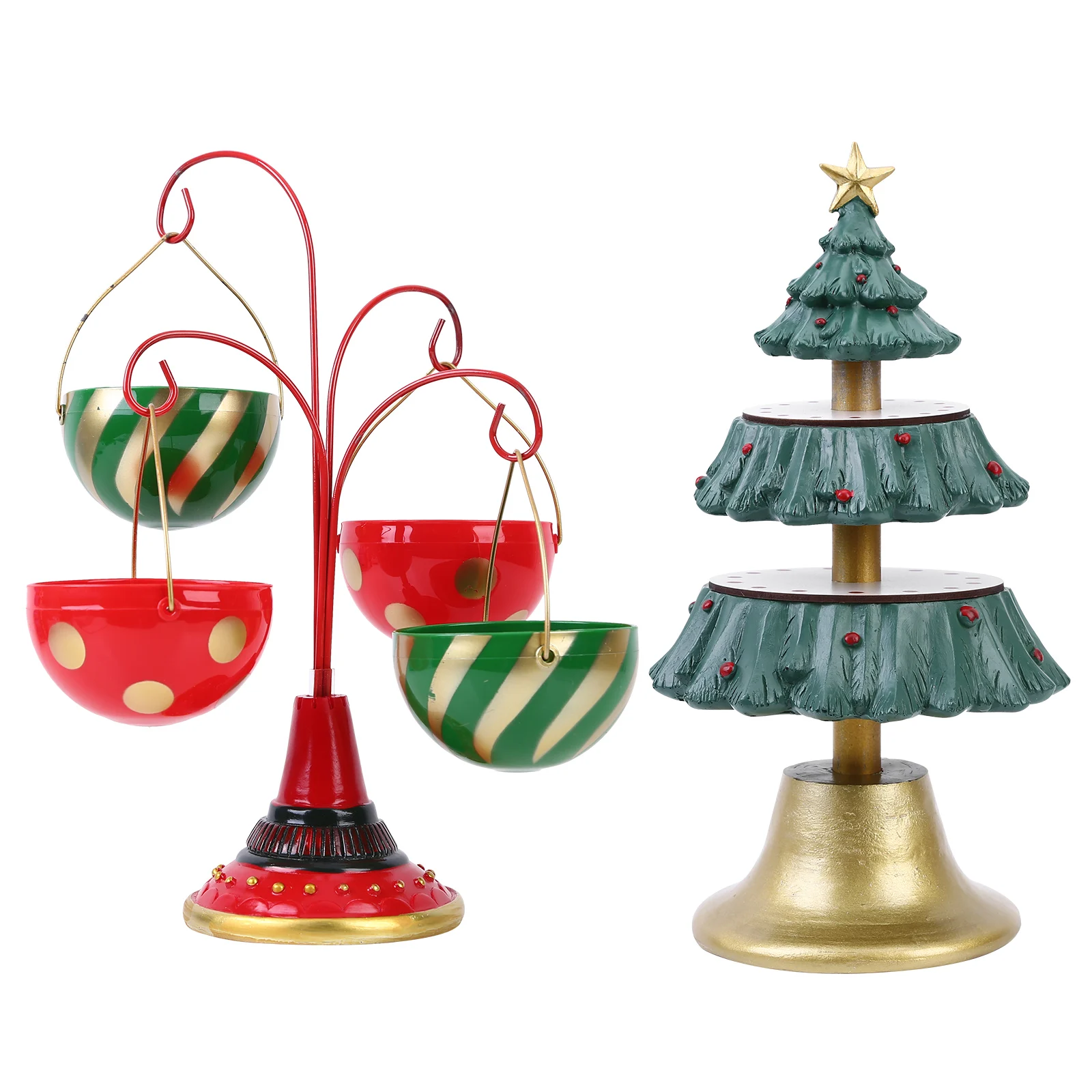 

Рождественская елка, десертный стол, Рождественская подставка для закусок, двухъярусный поднос, подставка для кексов, Рождественская елка, ...