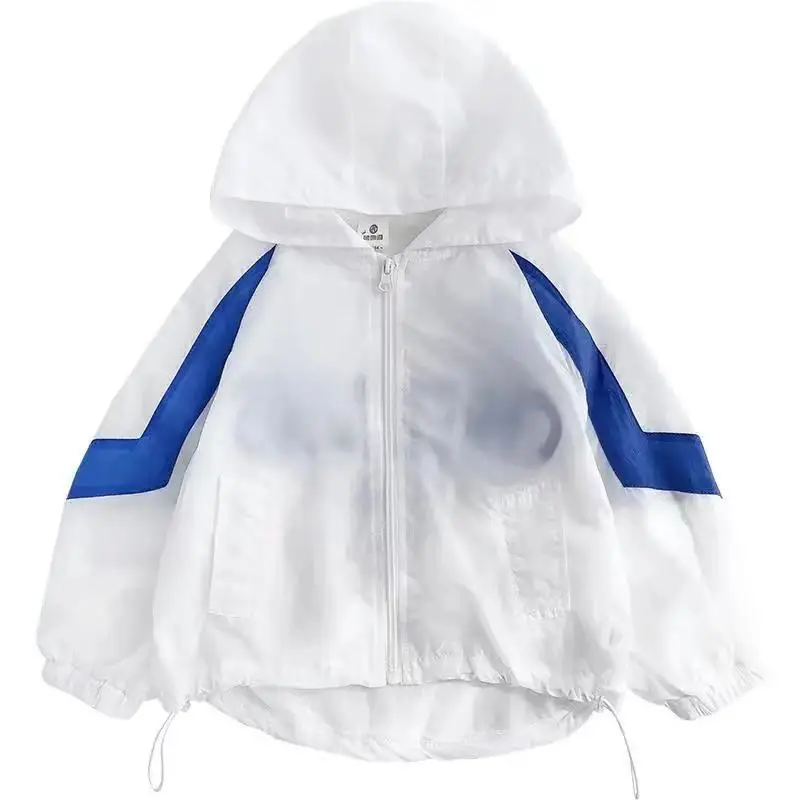 

Spring Summer Boys Coats Long Sleeve Hooded Girl Jackets Zipper Hooded Boys Clothes 8 Years Boys Clothes