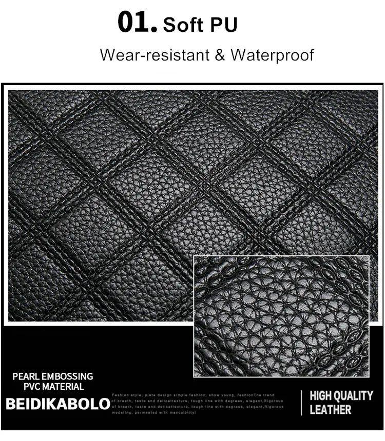 Wholesale Briefcase New Leather Men's Portable Leisure Horizontal Computer Bag Laptop Business Travel Messenger Bag Black brown