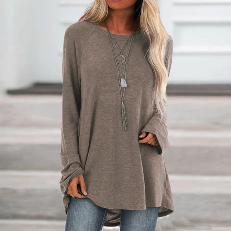 Блузка женская винтажная из хлопка и шерсти базовая Повседневная размера плюс