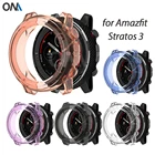 Защитный чехол для Amazfit stratos 3, высококачественный чехол из тпу, тонкий бампер для смарт-часов, чехол для Amazfit Stratos 3 a1904