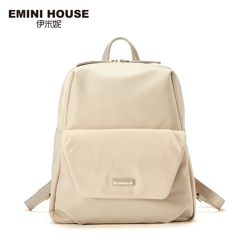 EMINI нейлоновый рюкзак для ноутбука женская школьная сумка модный путешествий на