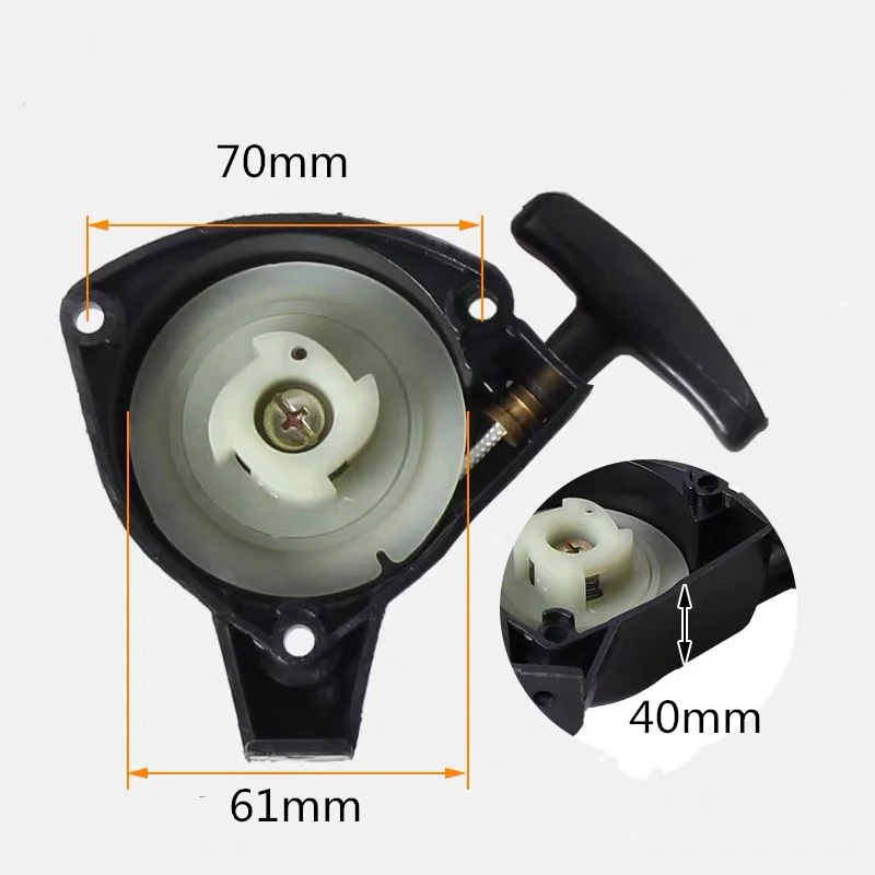 Ручной стартер в сборе 4T, легкий запуск для MITSUBISHI TU26 TB26 TU23 TU33 767 768, распылитель, запчасти для триммера