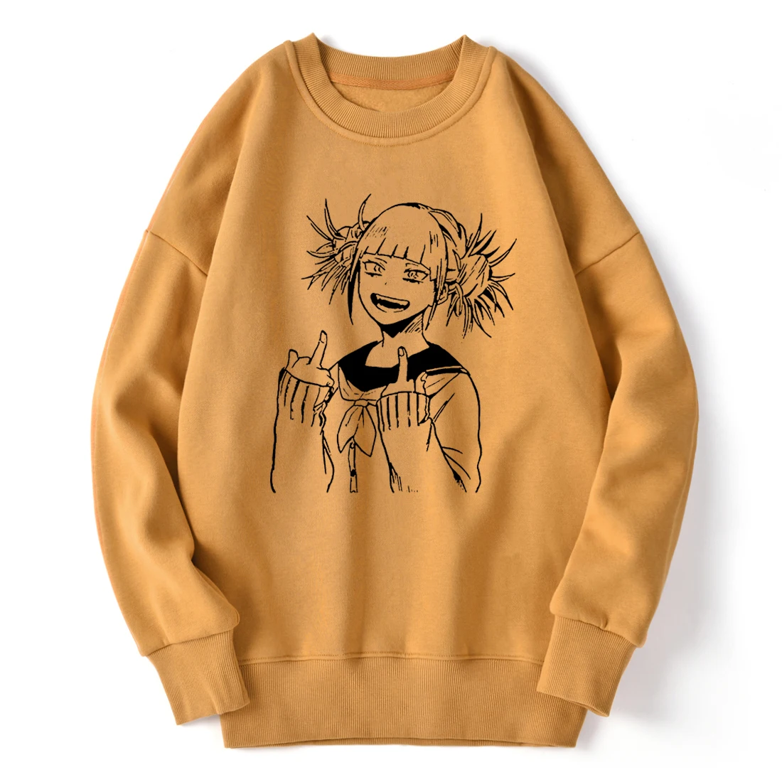 

Мужская толстовка с аниме, со спущенными плечами, Мужская толстовка в стиле хип-хоп, Kpop, топы, Мужская одежда, зима-осень 2020