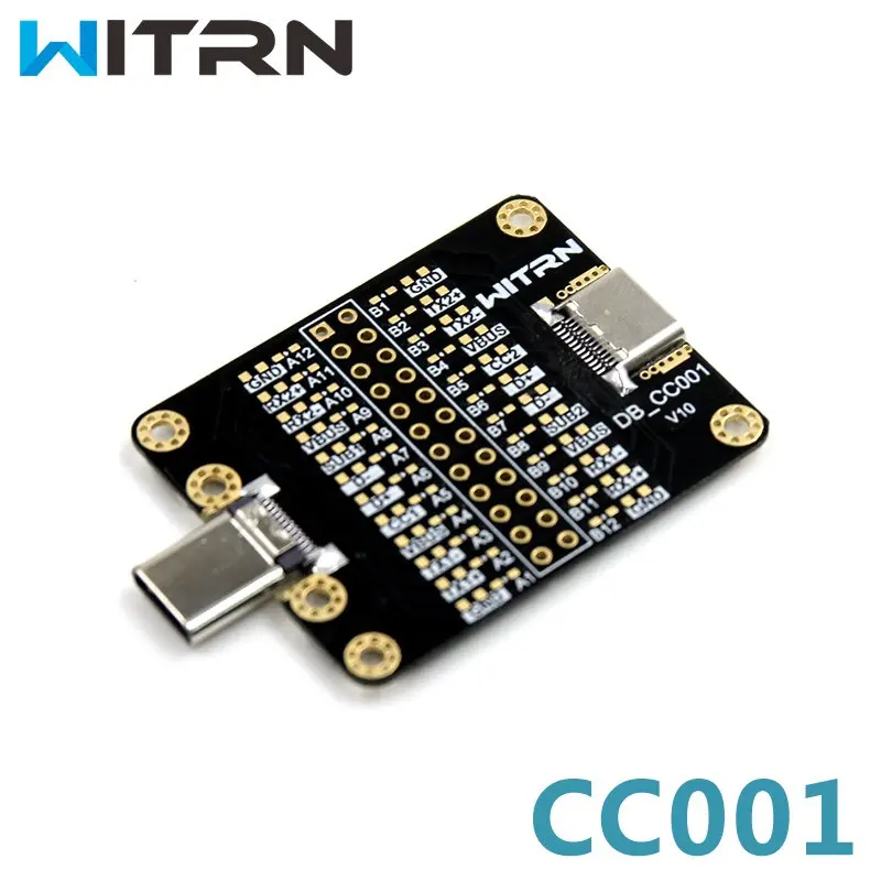 

WITRN-CC001 TYPE-C Male to Female Connector Adapter Board Header TYPE-C Test Board Test Fixture