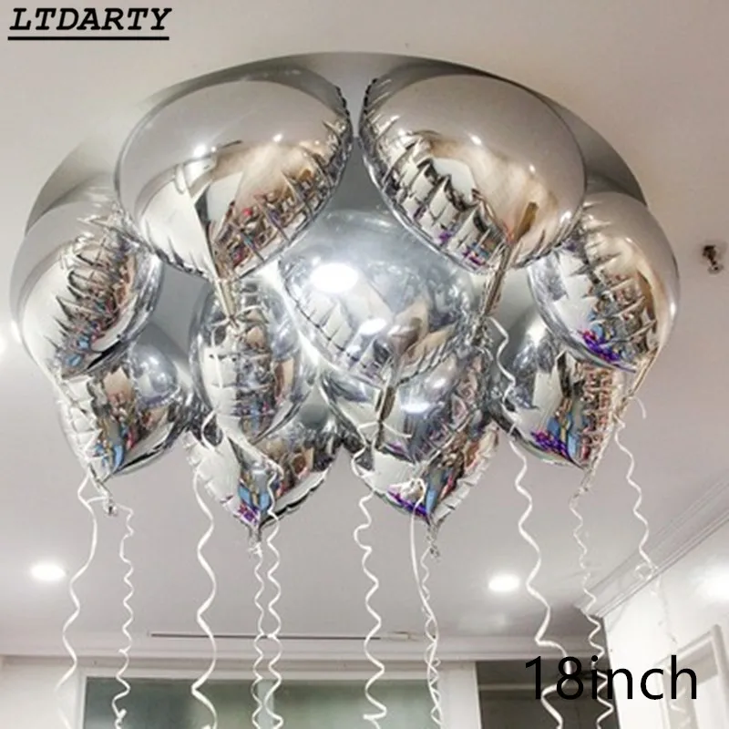 10pcs as picture Серебряный лазер Алюминиевая фольга шар алмаз 4D куб диско сердце фон для фотосессий-воздушный шар День рождения Свадьба Вечеринка гелиевые декорации - Цвет: 10pcs as picture