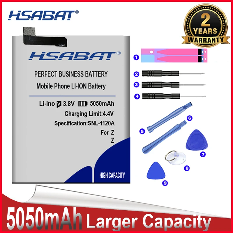 HSABAT 5050mAh Для UMI Z батареи для Pro Umidigi сотового телефона номер отслеживания|cell phone
