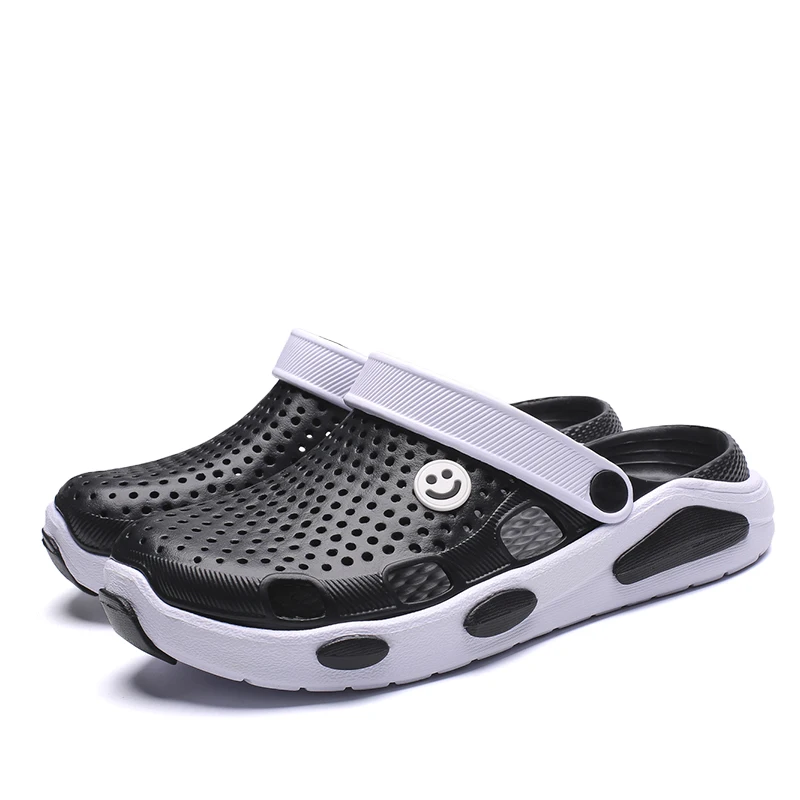 Мюли Мужские дышащие сандалии повседневная обувь клоги повседневные