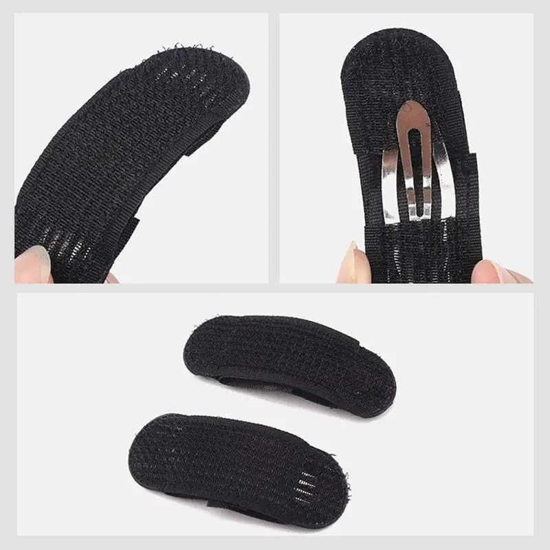 Пушистая челка пушистая подушка артефакт для волос шпилька усилитель женщин