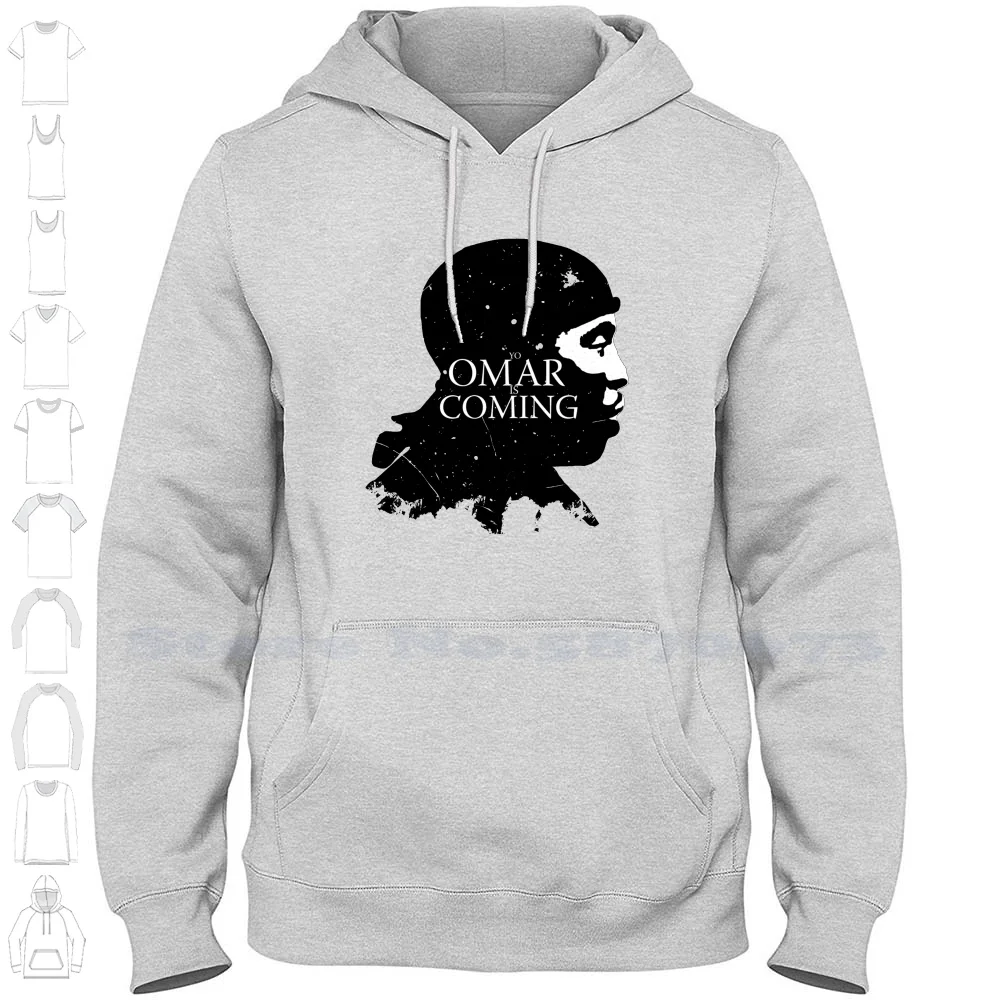 Омар комин йо! Толстовки с капюшоном для мужчин и женщин свитшот принтом