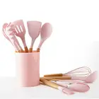 Силиконовая кухонная утварь, антипригарная шпатель, кухонные инструменты, кухонные инструменты, кухонная утварь, кухонная посуда