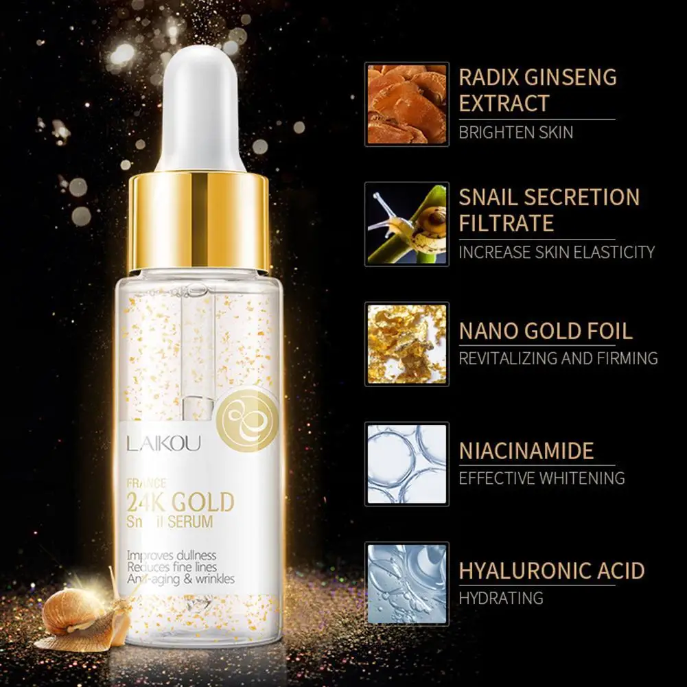 

VC Hyaluronic Acid Face Serum Anti-Aging Shrink Pore Essence Skin Dry Moisturizing Whitening Care Face Cream S9P3