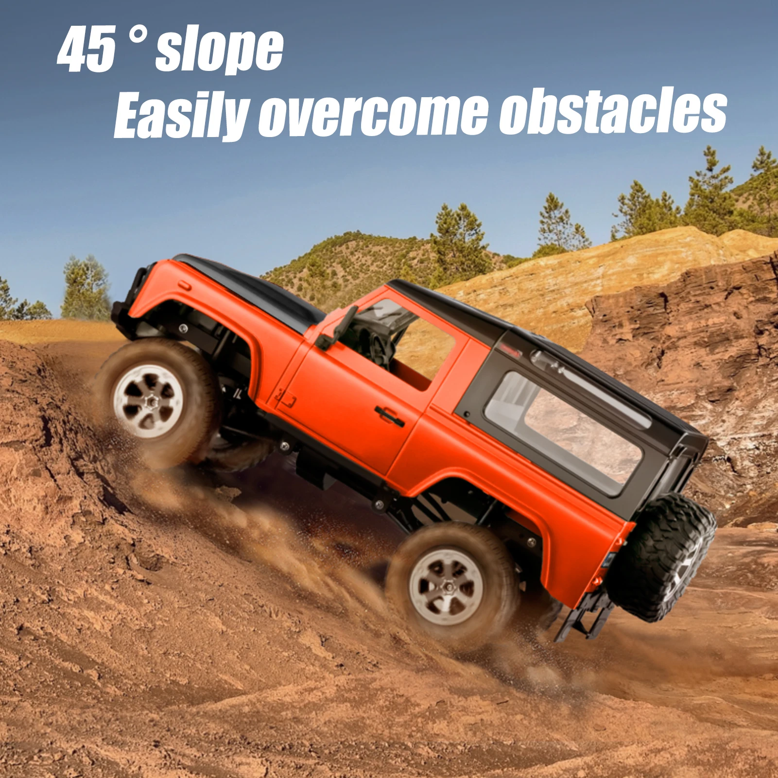 Новинка внедорожник с радиоуправлением Rock Crawler 4WD 2 4 ГГц мощная управляемость