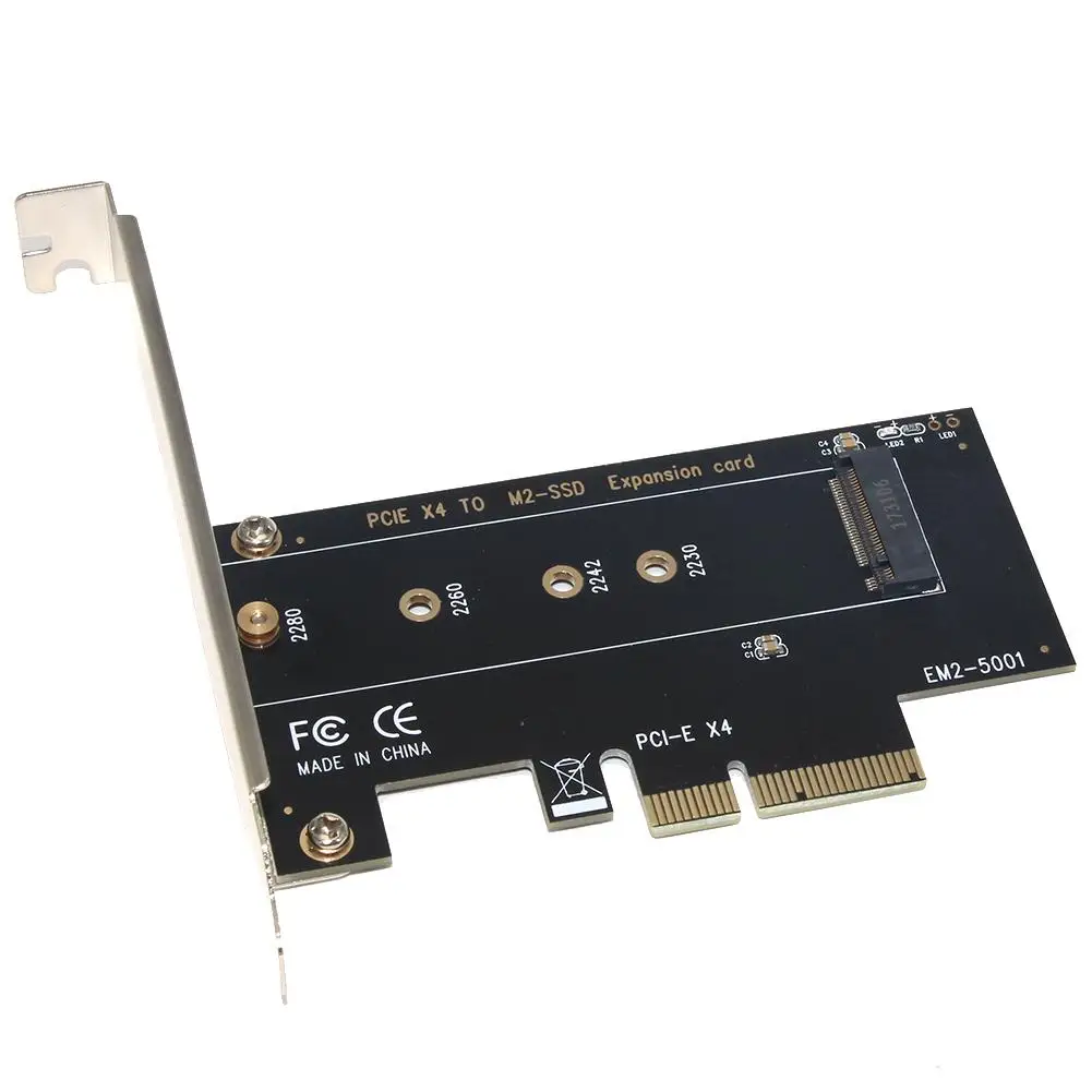 m key m 2 nvme ssd к pcie адаптерной карте pci express 30x4 2230 2242
