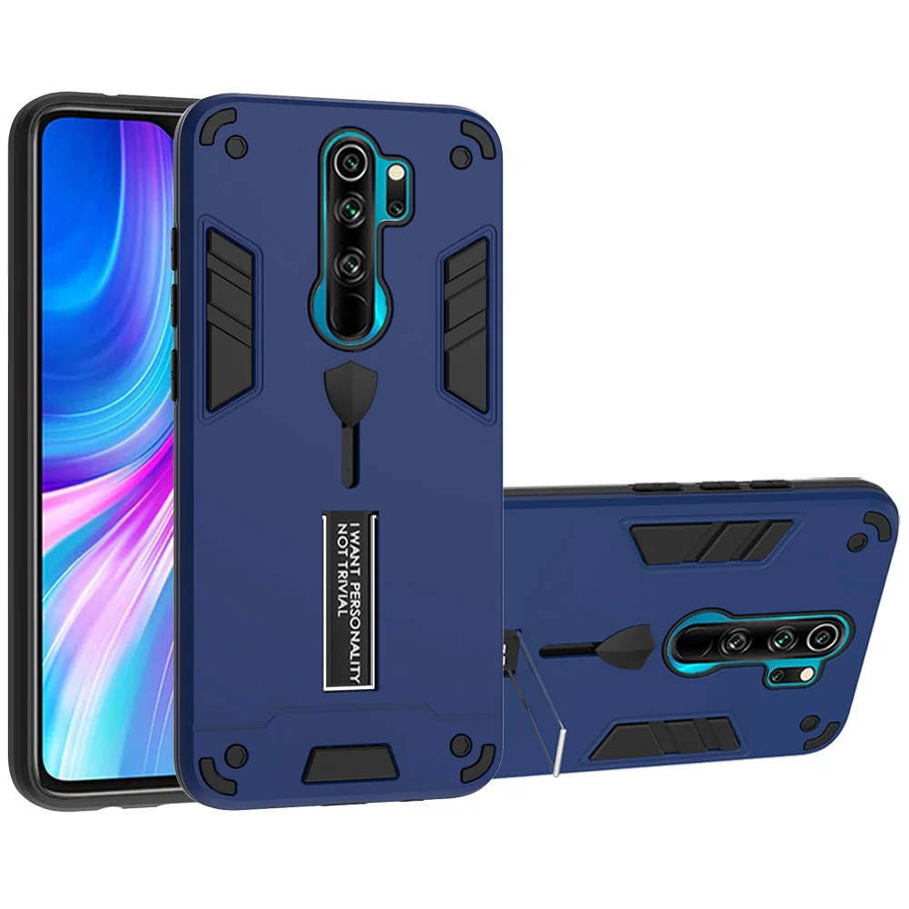 

Armor Hard Case For Xiaomi Redmi Note 8 9 9s Pro Max Stand Holder Car Ring Phone Cover for Redmi Note8T Protective Cases