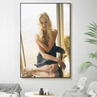 Шелковая ткань настенный постер порция Росси сексуальная модель звезда искусство домашний Декор подарок