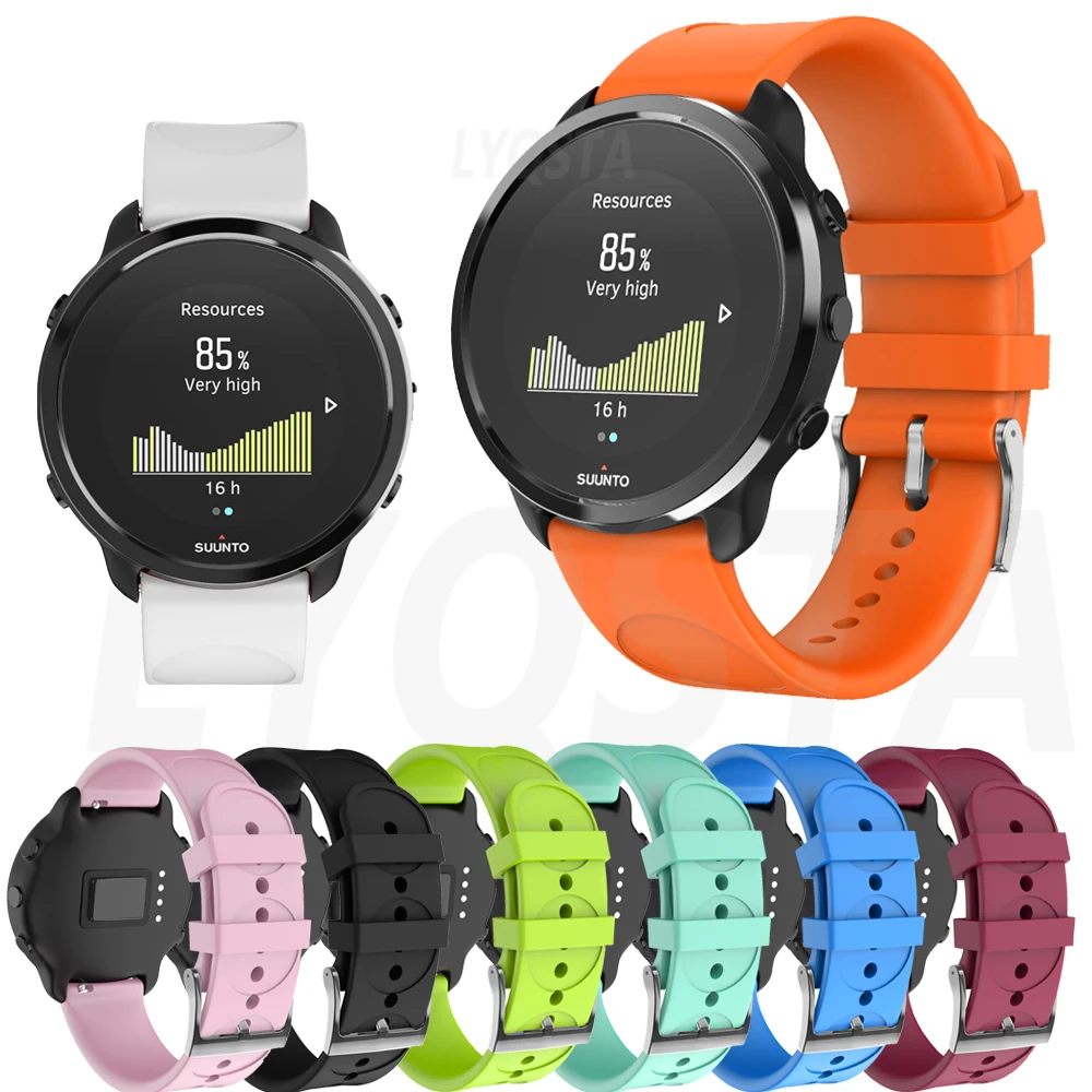 

Спортивный мягкий силиконовый браслет для SUUNTO 3, сменный ремешок для умных часов