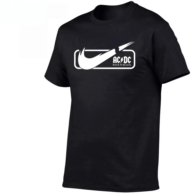 Новинка 2019 Camisetas AC/DC band rock Мужская футболка с графическим принтом acdc Повседневная
