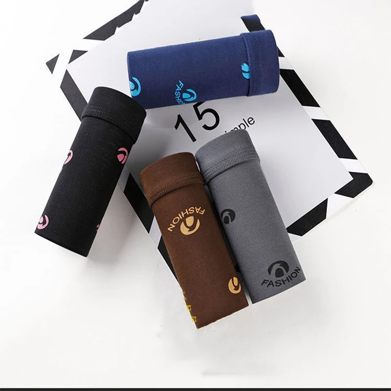 4Pcs / Mens Underwear Shorts Boxer Shorts Mens Sexy Underwear High Quality Mens Uunderwear Pure  Breathable Boxer Shorts Big siz