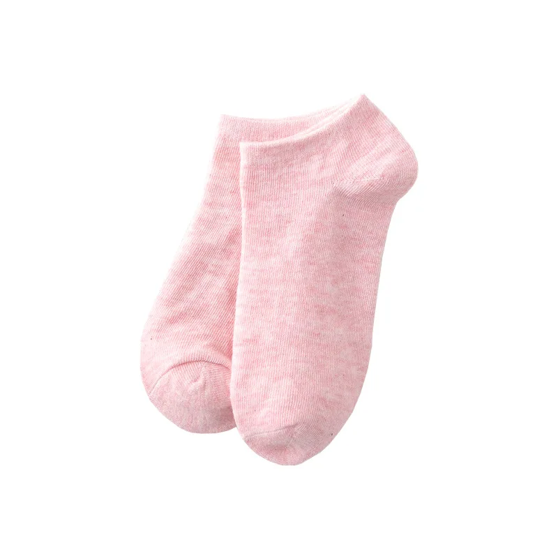 

5 Pair Lot Woman Socks Fashion Cotton Casual Thin Invisiable Solid Color Cute Socks Novelty Harajuku Non-slip Breathable