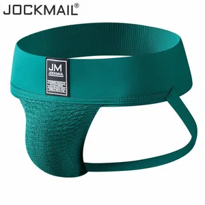 JOCKMAIL Jockstrap, спортивный держатель с эластичным сетчатым мешочком, спортивные опоры для мужчин, сексуальное мужское нижнее белье, гей-белье