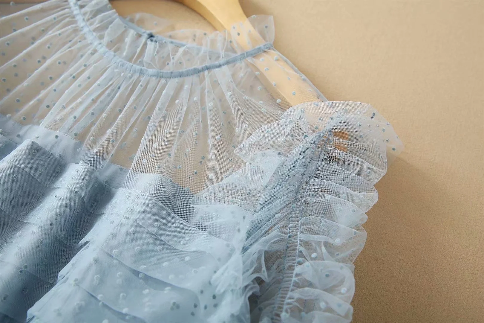 

Prom European Luxury Dress Lady Prespective Sky Blue Lace Belted Party Robe Sexy Lace Festa Vestidos