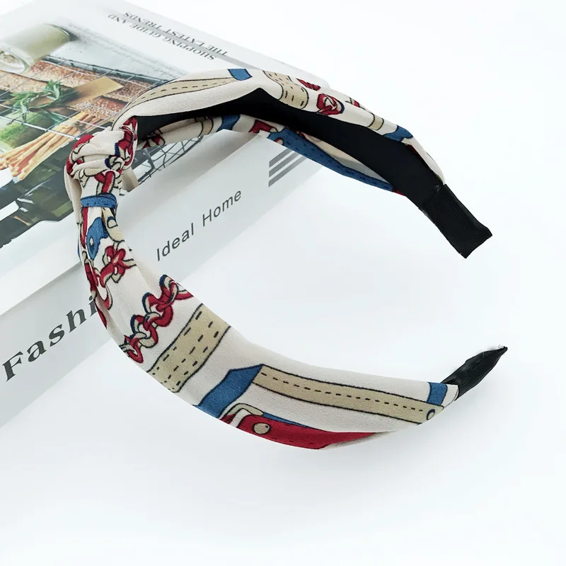 2019 Модные женские богемные повязки для волос девочек на голову с принтом