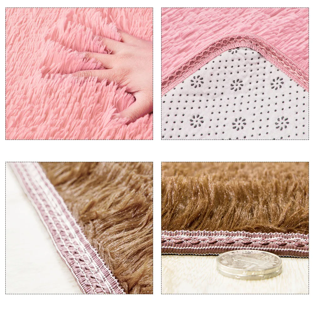 Прямоугольный ковер коврики напольный коврик ультрамягкий Пушистый Ковер для